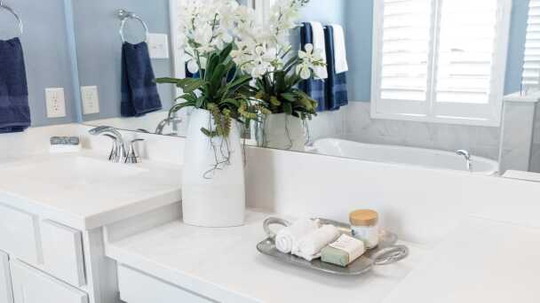 Representative Primary Bathroom - some options shown <span data-tooltip tabindex=