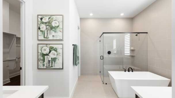 Representative Primary Bathroom - some options shown <span data-tooltip tabindex=