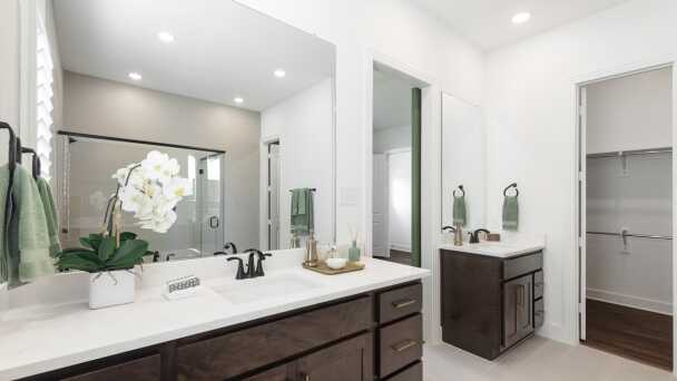 Representative Primary Bathroom - some options shown <span data-tooltip tabindex=