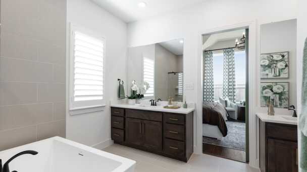 Representative Primary Bathroom - some options shown <span data-tooltip tabindex=