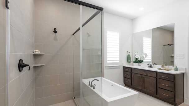 Representative Primary Bathroom - some options shown <span data-tooltip tabindex=