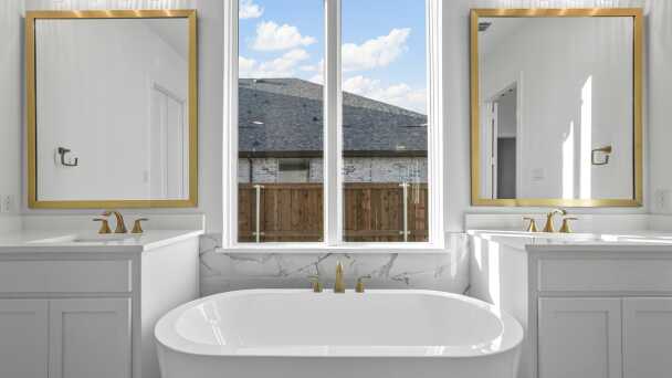 Representative Primary Bathroom - some options shown <span data-tooltip tabindex=