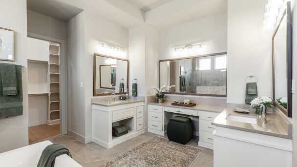 Representative Primary Bathroom - some options shown <span data-tooltip tabindex=