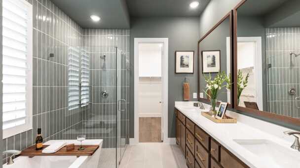 Representative Primary Bathroom - some options shown <span data-tooltip tabindex=