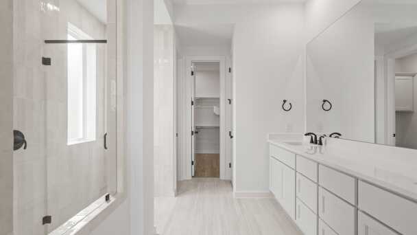 Representative Primary Bathroom - some options shown <span data-tooltip tabindex=