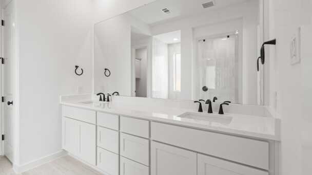 Representative Primary Bathroom - some options shown <span data-tooltip tabindex=