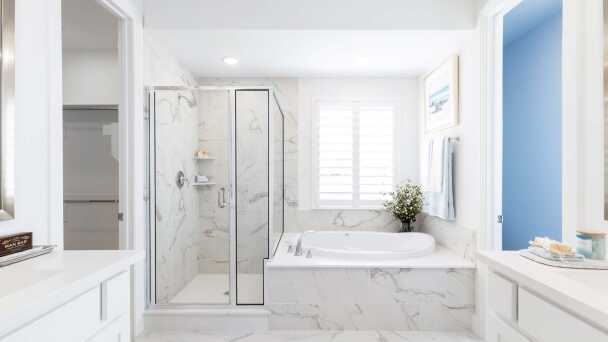 Representative Primary Bathroom - some options shown <span data-tooltip tabindex=