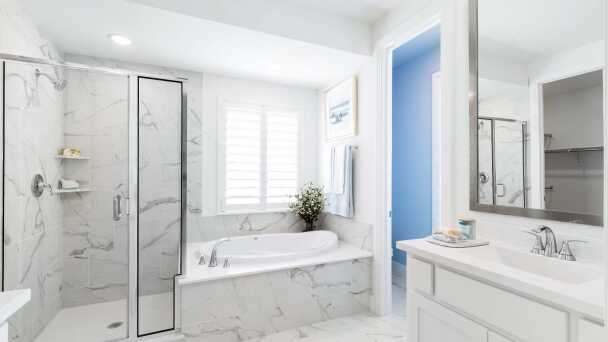 Representative Primary Bathroom - some options shown <span data-tooltip tabindex=
