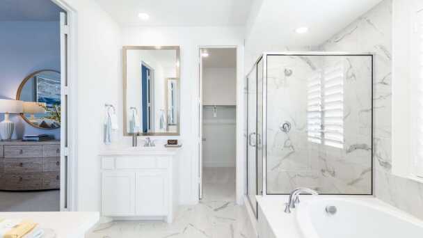 Representative Primary Bathroom - some options shown <span data-tooltip tabindex=