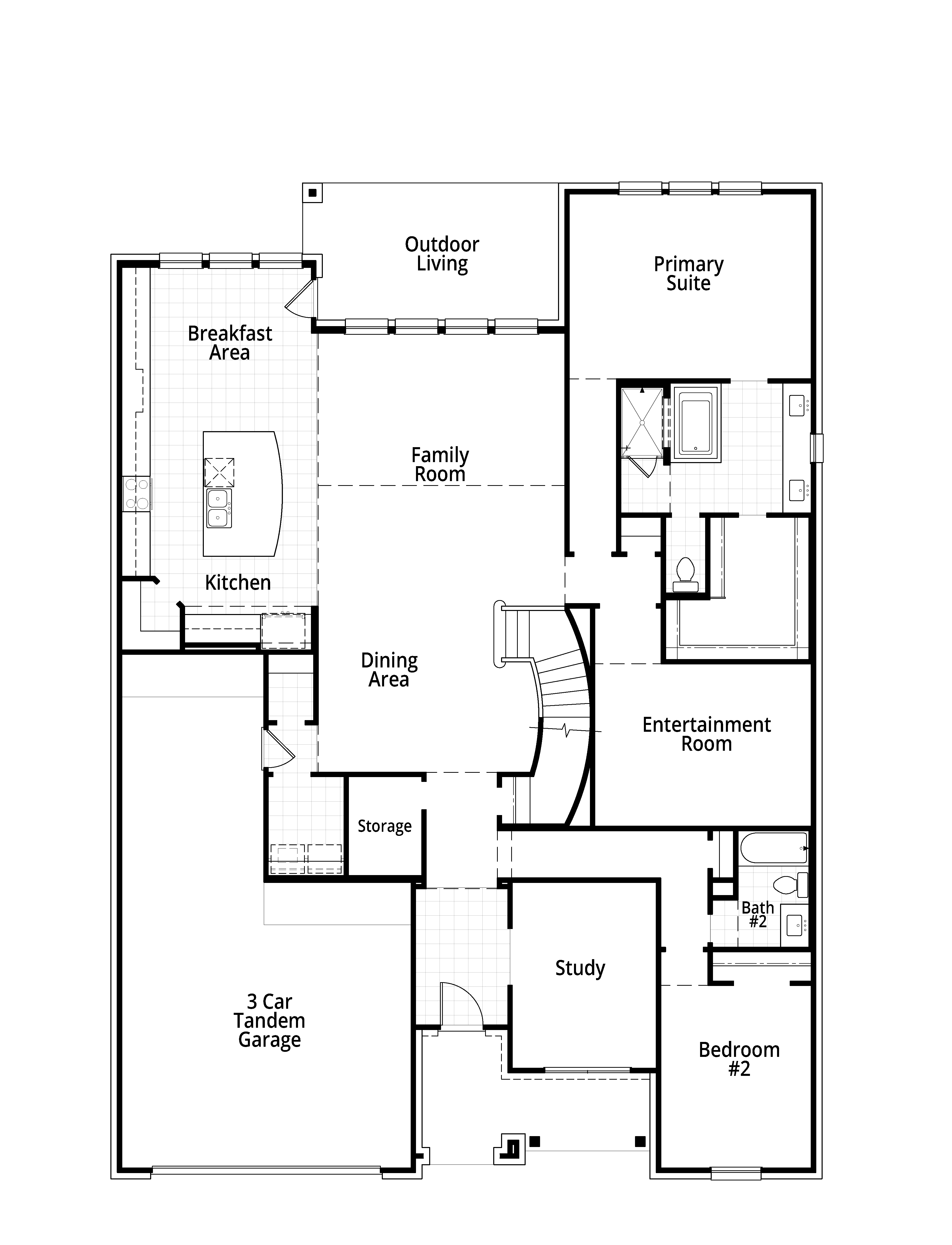 Sheffield floor plan drawing