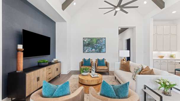 Representative Family Room/Kitchen - some options shown <span data-tooltip tabindex=