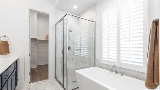 Representative Primary Bathroom - some options shown <span data-tooltip tabindex=