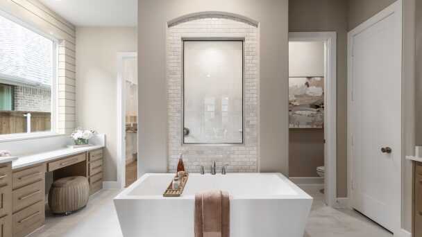 Representative Primary Bathroom - some options shown <span data-tooltip tabindex=