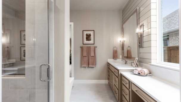 Representative Primary Bathroom - some options shown <span data-tooltip tabindex=