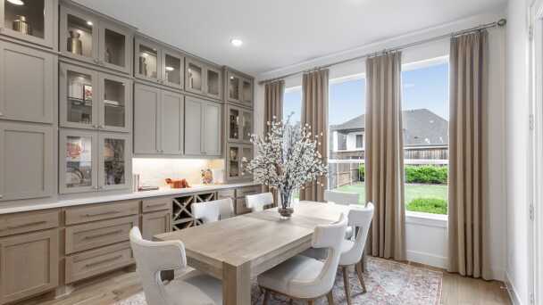 Representative Breakfast Nook - some options shown <span data-tooltip tabindex=