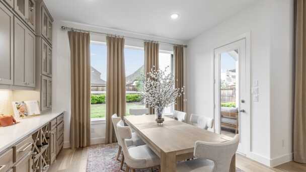 Representative Breakfast Nook - some options shown <span data-tooltip tabindex=
