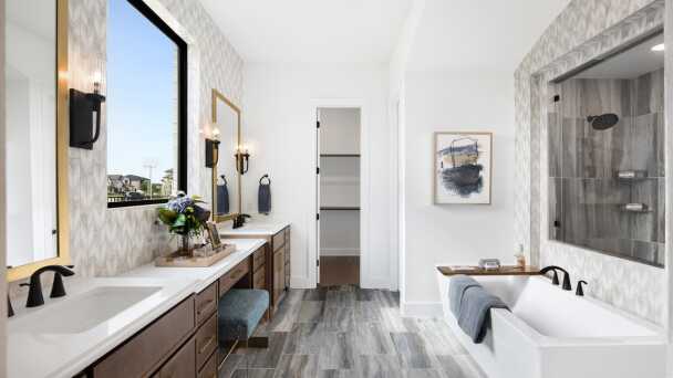 Representative Primary Bathroom - some options shown <span data-tooltip tabindex=