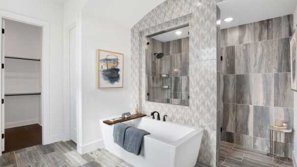 Representative Primary Bathroom - some options shown <span data-tooltip tabindex=