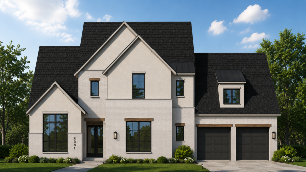 Representative Elevation - some options shown <span data-tooltip tabindex=