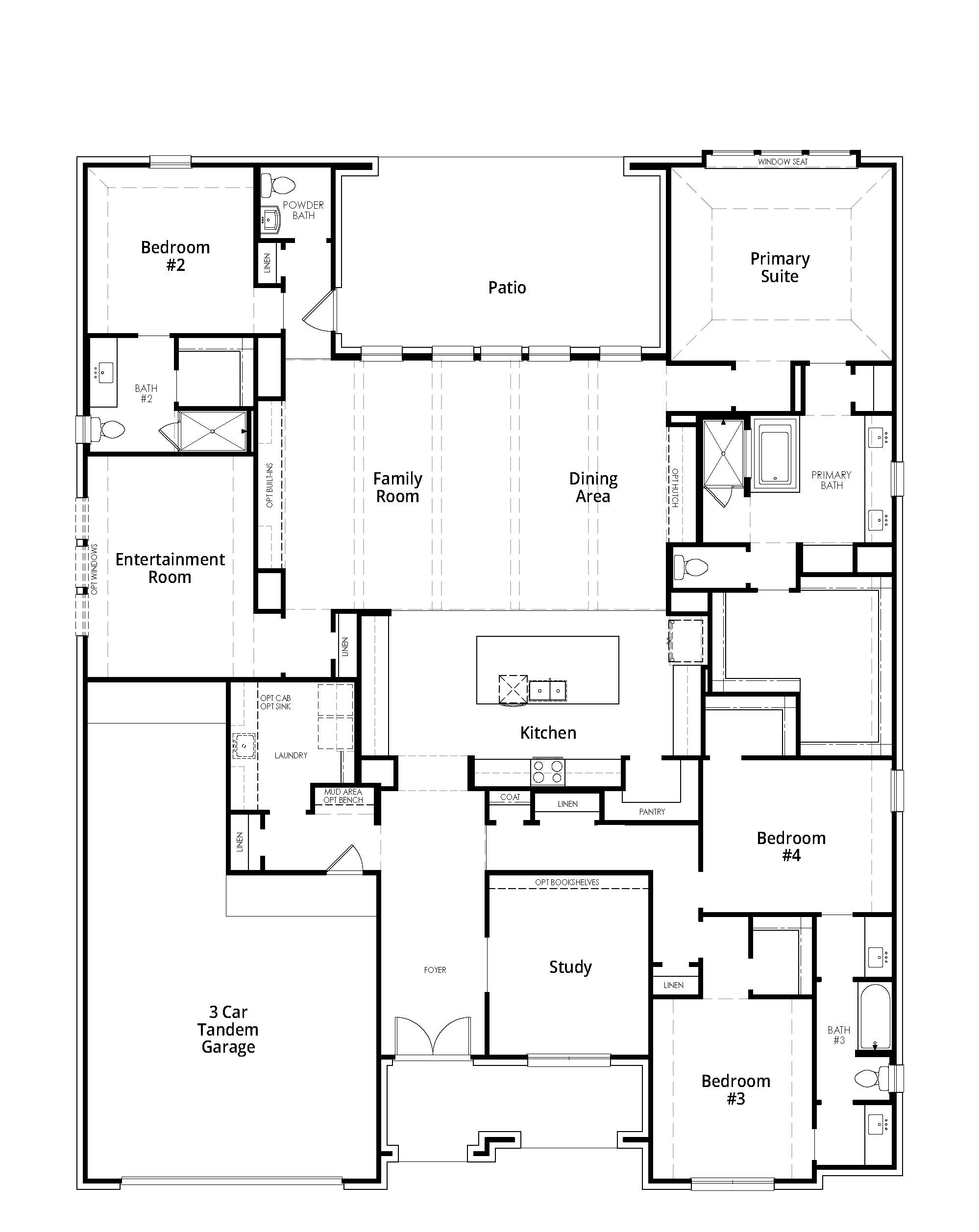 Carroll floor plan drawing