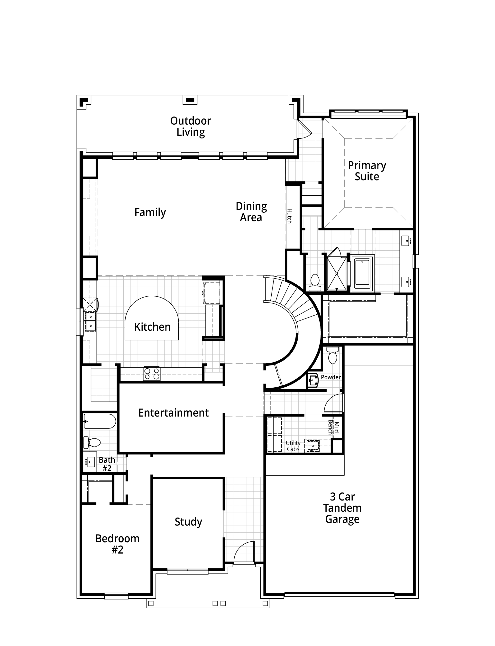 Telford floor plan drawing