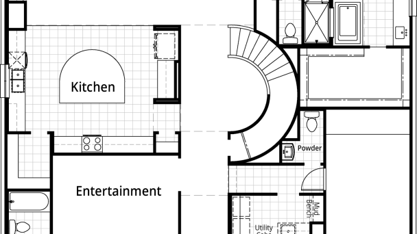 Downstairs Floor Plan