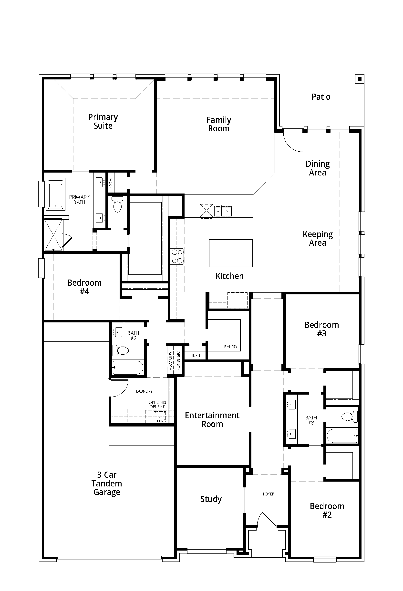 Bradford floor plan drawing