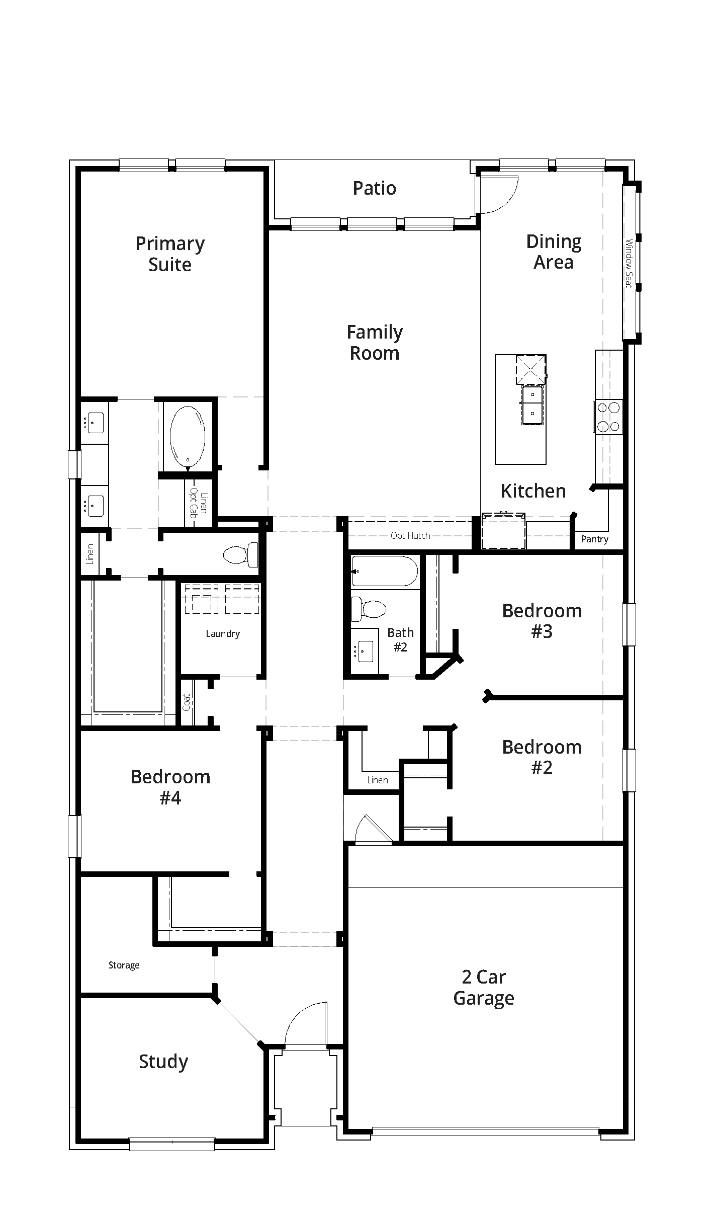 Denton floor plan drawing