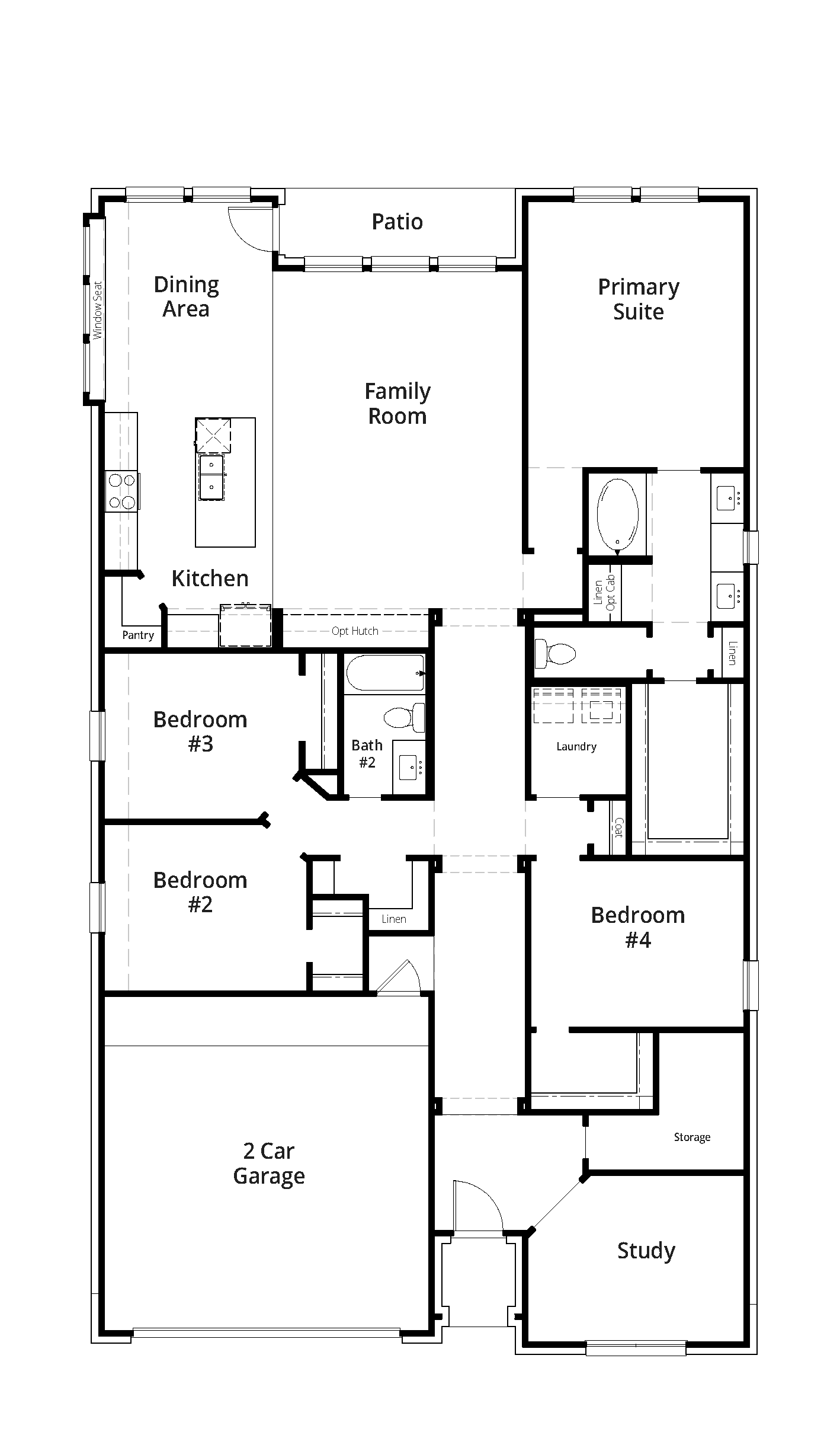 Denton floor plan drawing