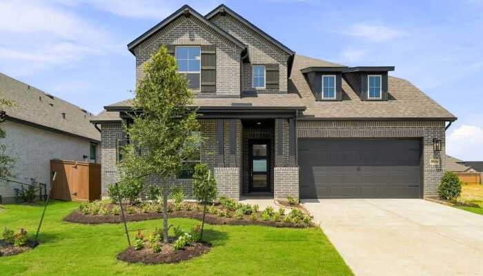 This home — photograph published by the builder