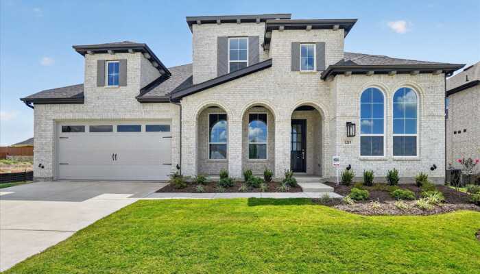 This home — photograph published by the builder