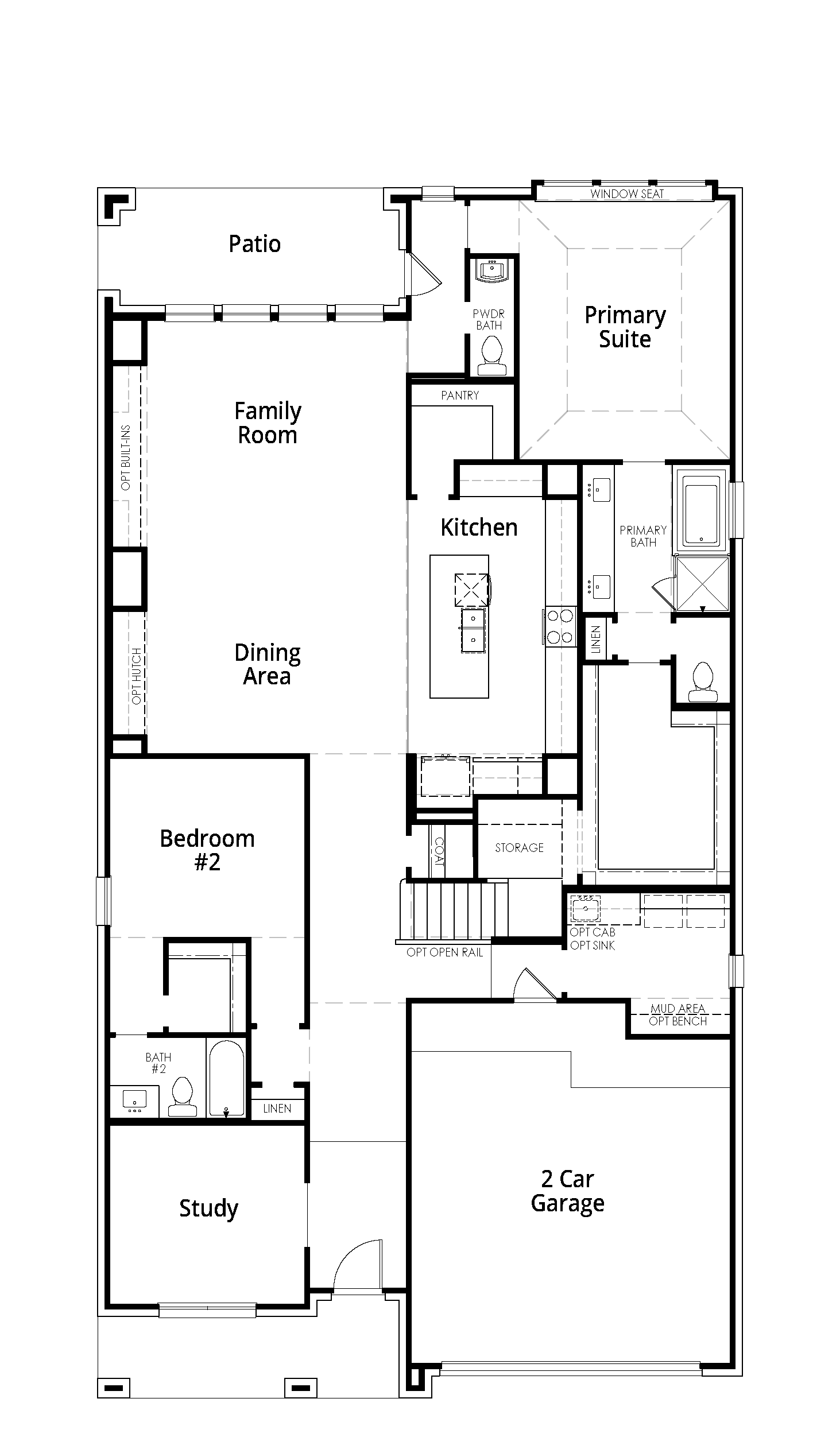 Elmhurst floor plan drawing