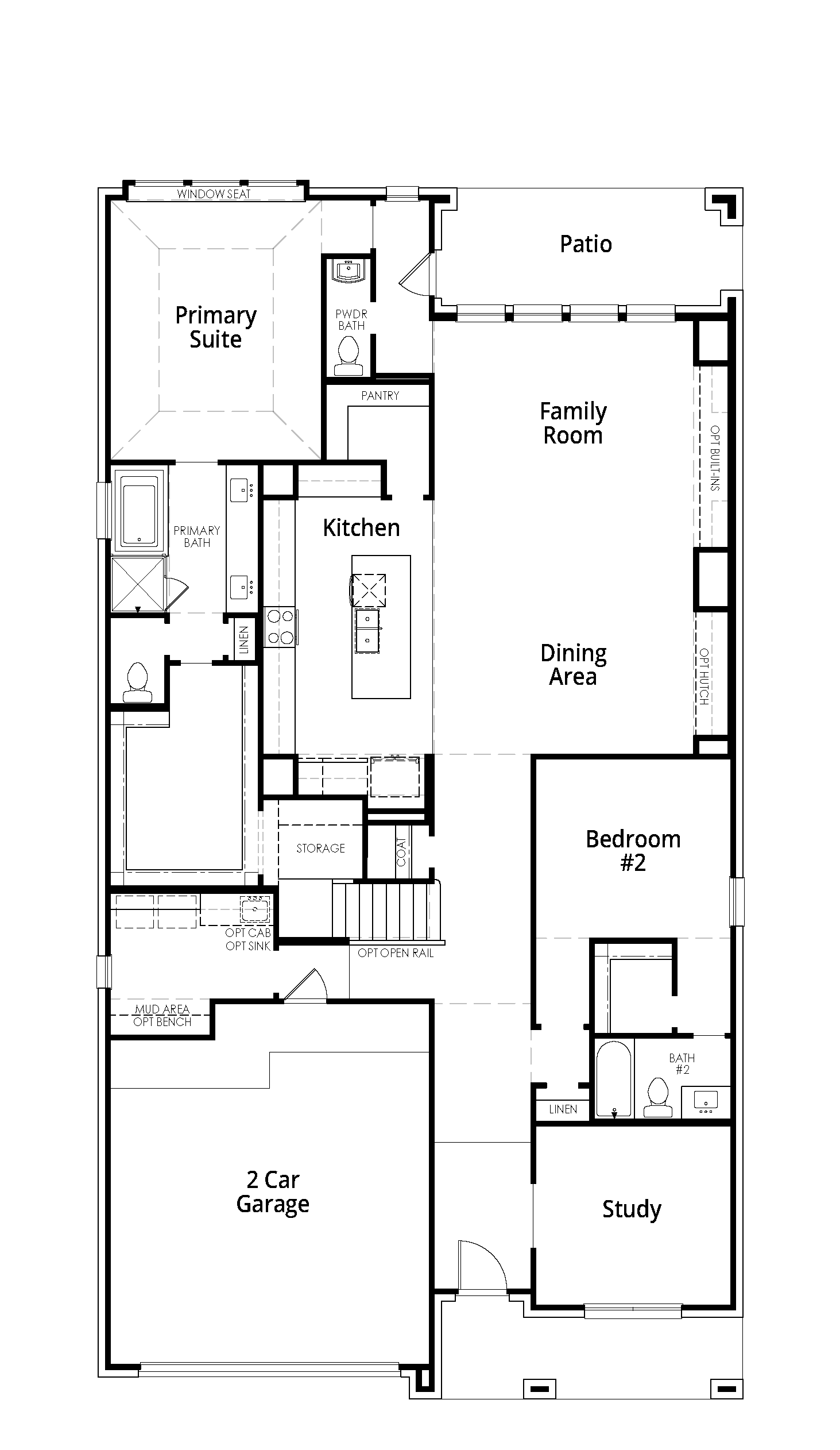 Elmhurst floor plan drawing