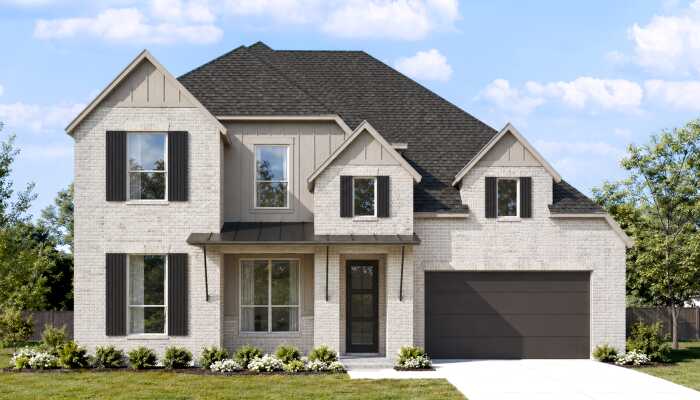 This home — photograph published by the builder