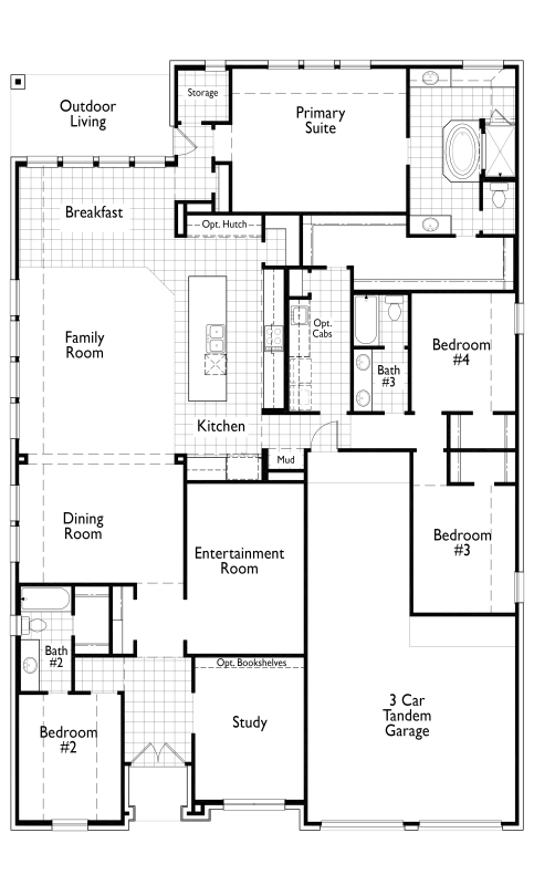 New Home Plan 215 From Highland Homes New Home Plan 215 From Highland Homes, 24×36 2 Story House Plans